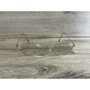 Marchon Airlock 2‎ 760/2 Rimless Eyeglasses Frames ONLY Bridge 135mm 52 21